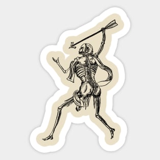 Funny Skeleton Sticker